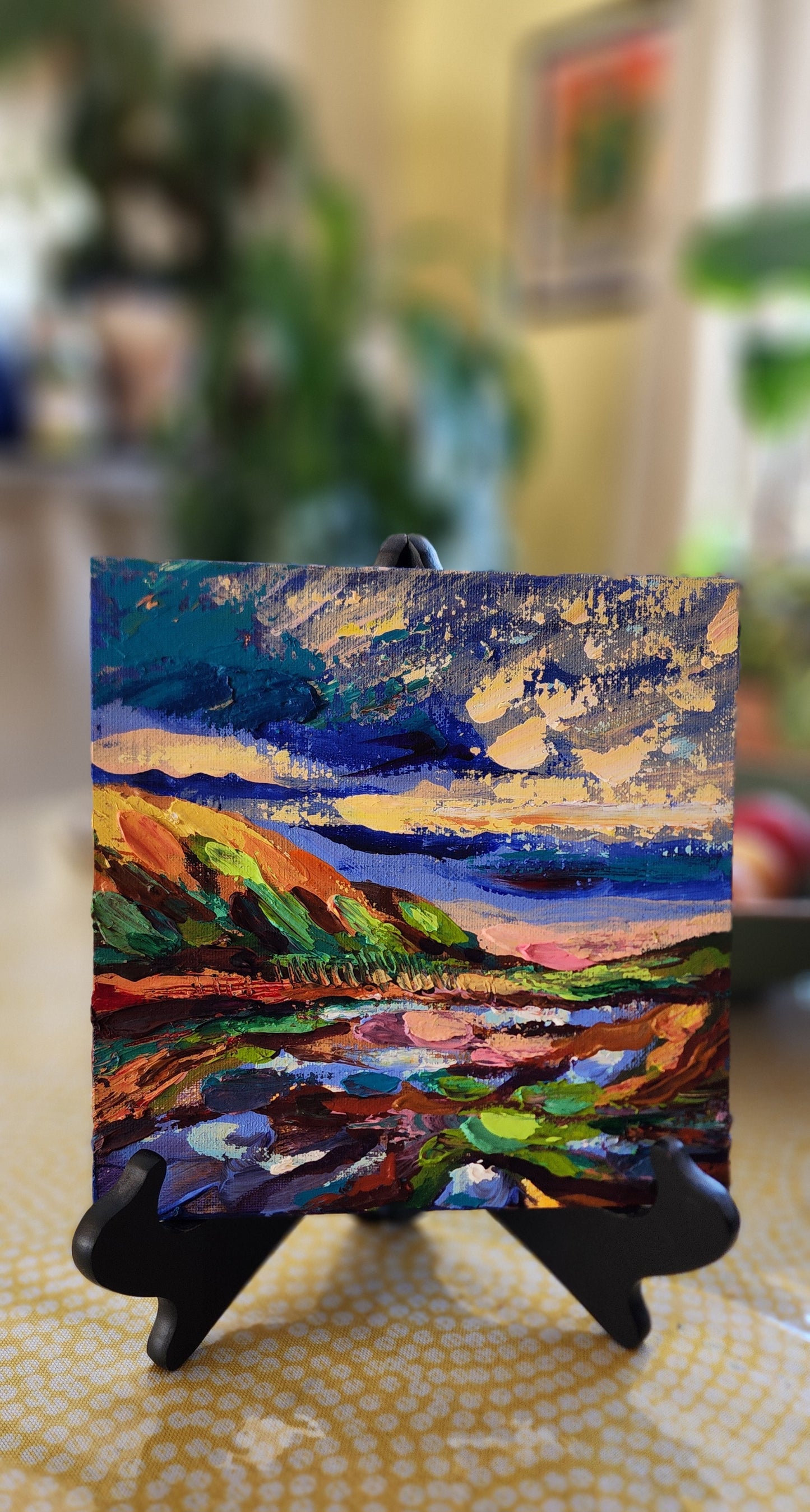 "Wetlands in the sunset"
