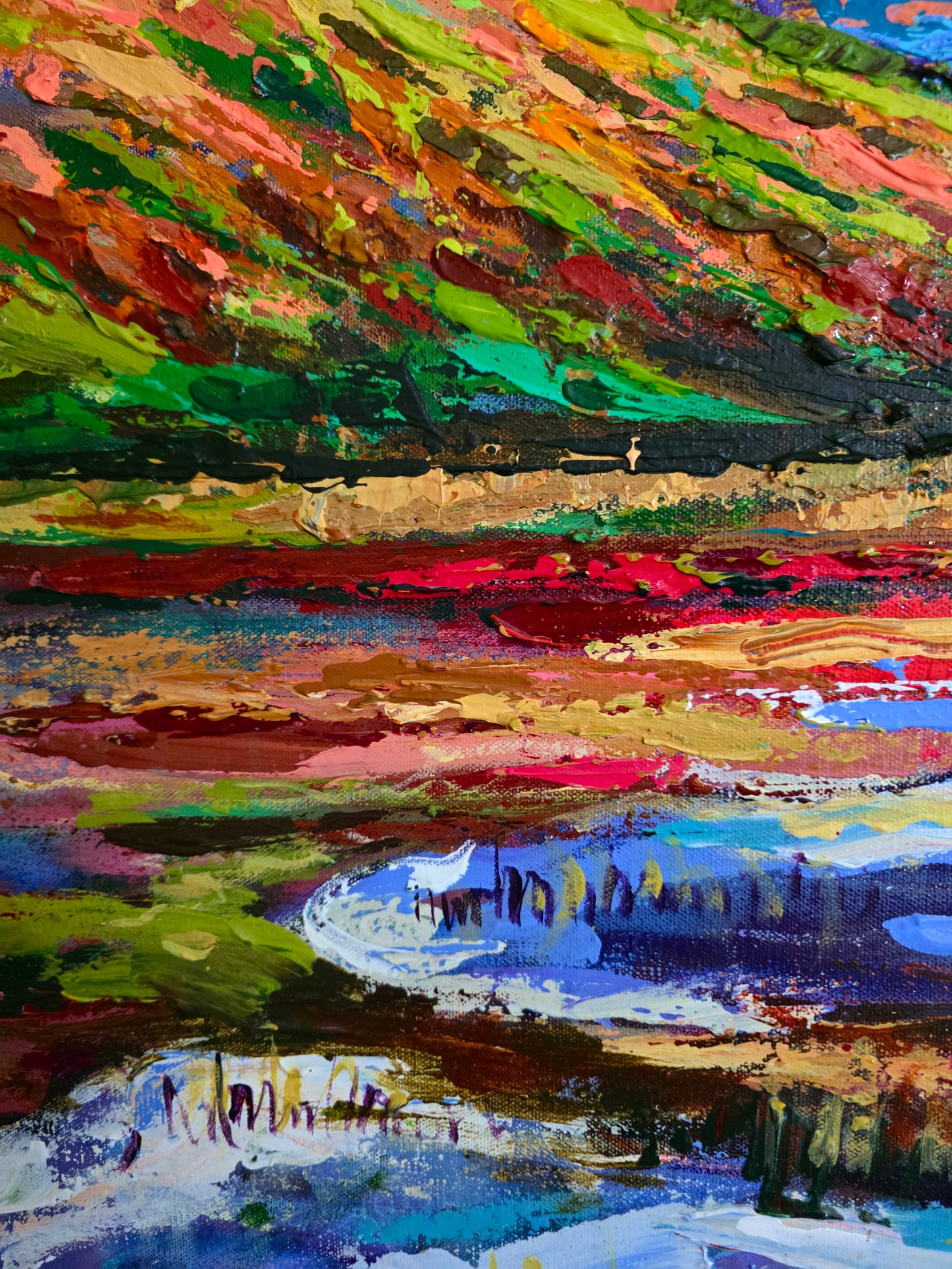 "Wetlands in the Sunset"