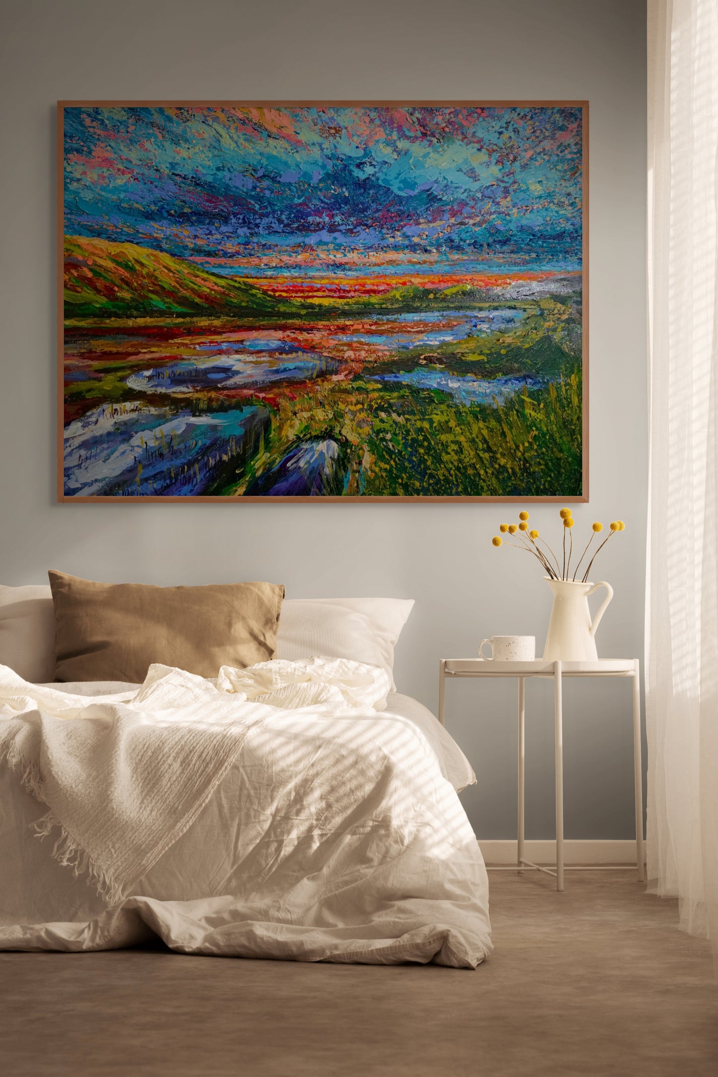 "Wetlands in the Sunset"