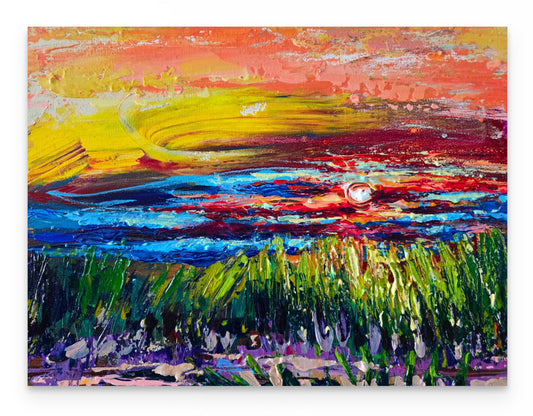 "Sunfire Over Tracadie Beach"