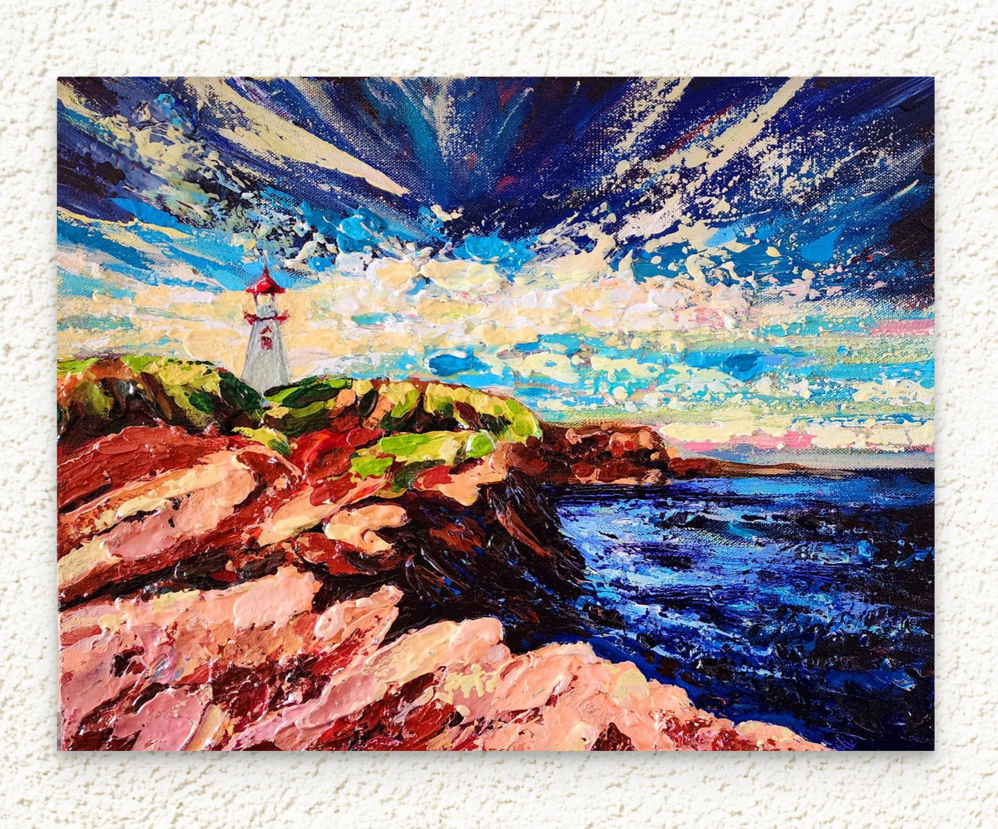 "Lighthouse on the Cliffs"