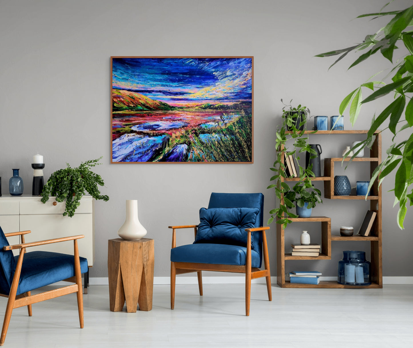 "Wetlands in the sunset"