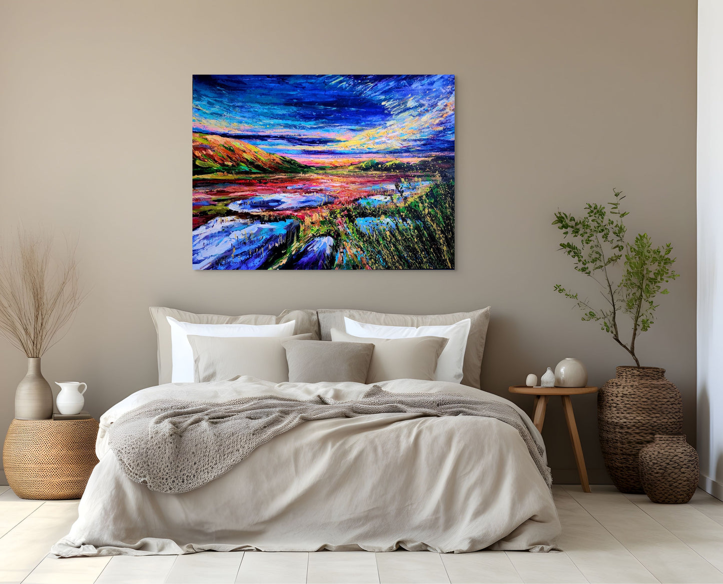 "Wetlands in the sunset"