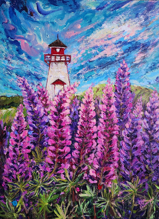 "Summer Starts with Lupins"