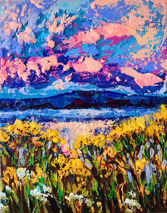 "Sunset at Queen Elizabeth Park"