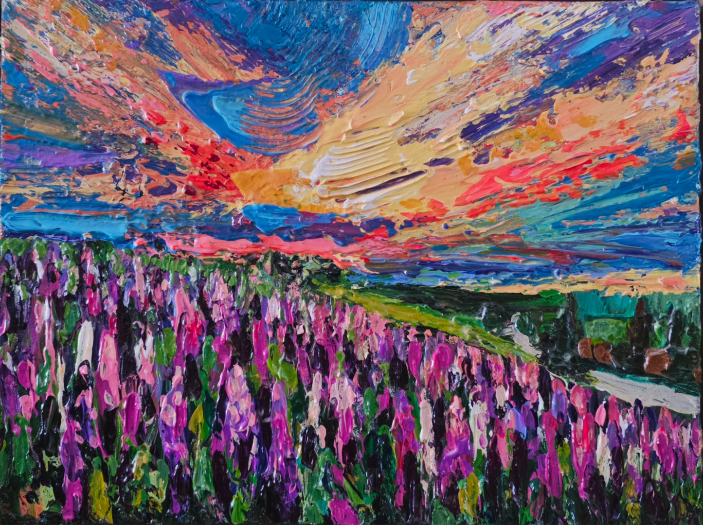 "Lupins in June"