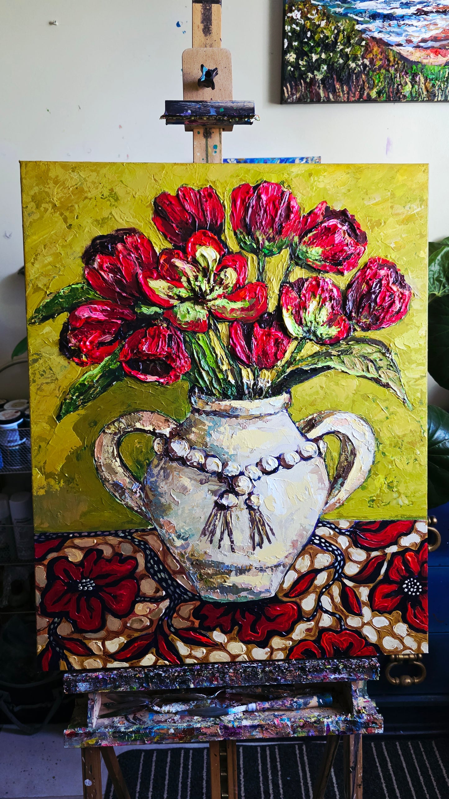 "Crimson Tulips"
