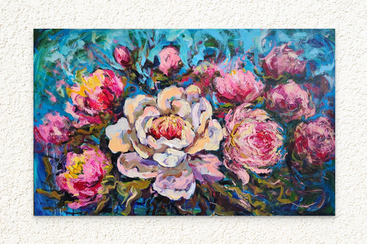 "Blooming Peonies"