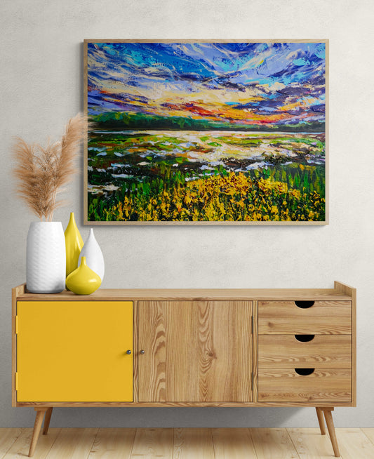 "Golden Fields by the Water"