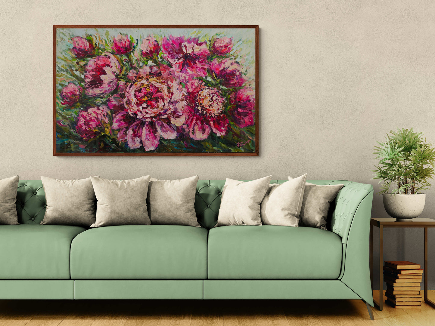 "Blooming Peonies"