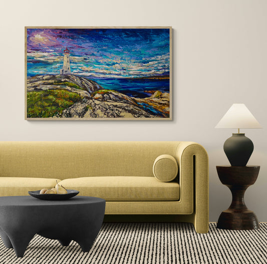 "Golden Hour at Peggy’s Cove"