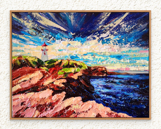 "Lighthouse on the Cliffs"