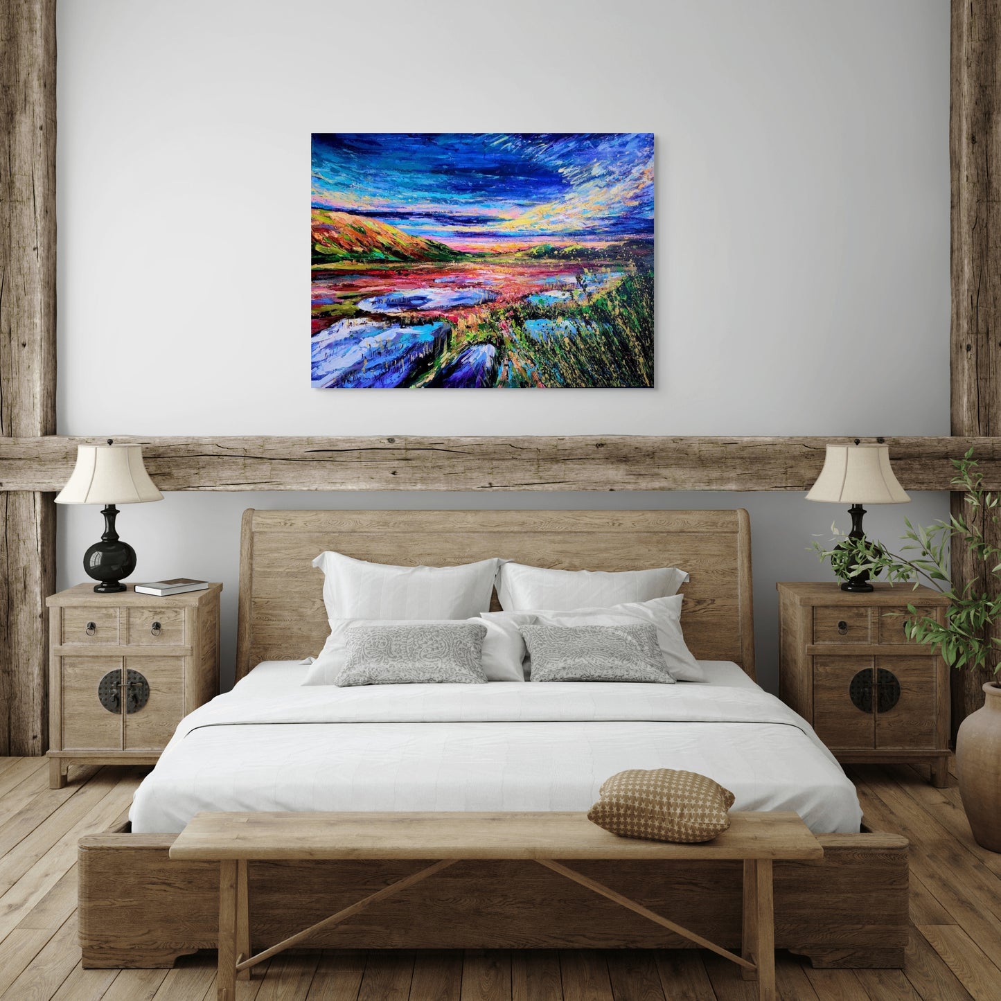 "Wetlands in the sunset"
